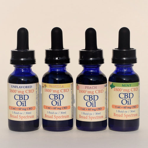 Northern Star Botanicals Premium CBD Nutritional Oils, with pure, natural flavors